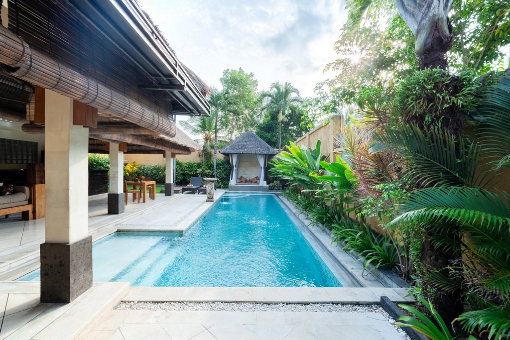 Balinese luxury villa with pool